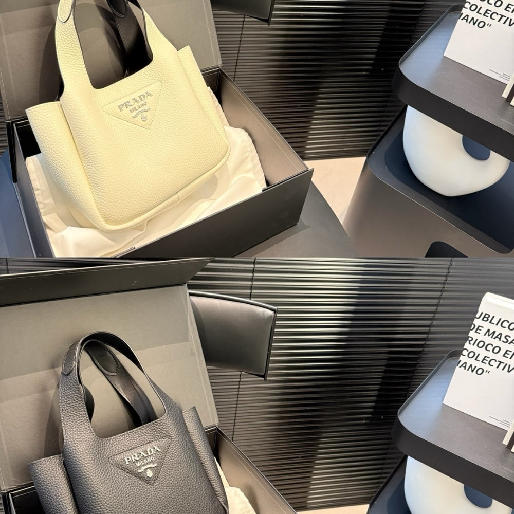 PR LEATHER MINI HANDBAG BLACK 18CM 1BA349 2DKV F0632 V ONO