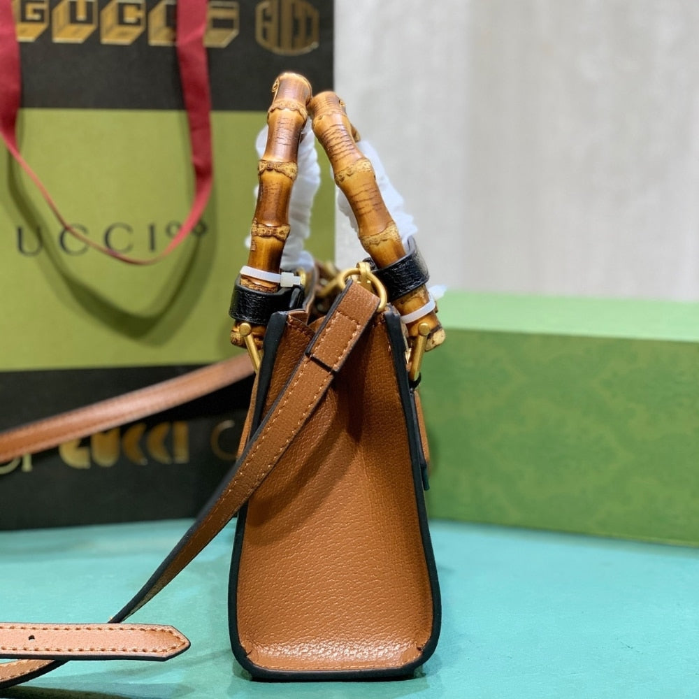 GG DIANA MINI TOTE CUIR LEATHER 27CM