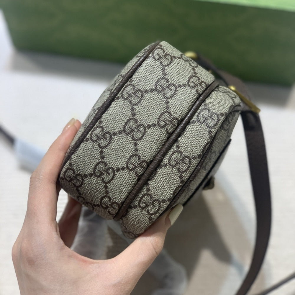GG NEO GG SUPREME SMALL CROSSBODY BEIGE 12CM