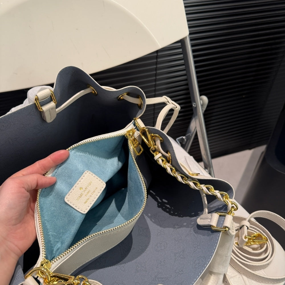 LV BELLA TOTE WHITE 33CM