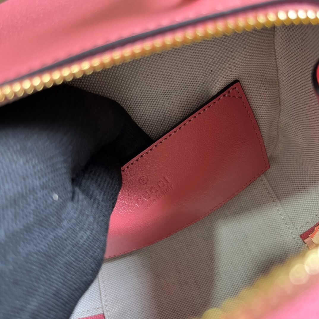 GC744434 Blondie Handbag 17cm Rose Pink leather