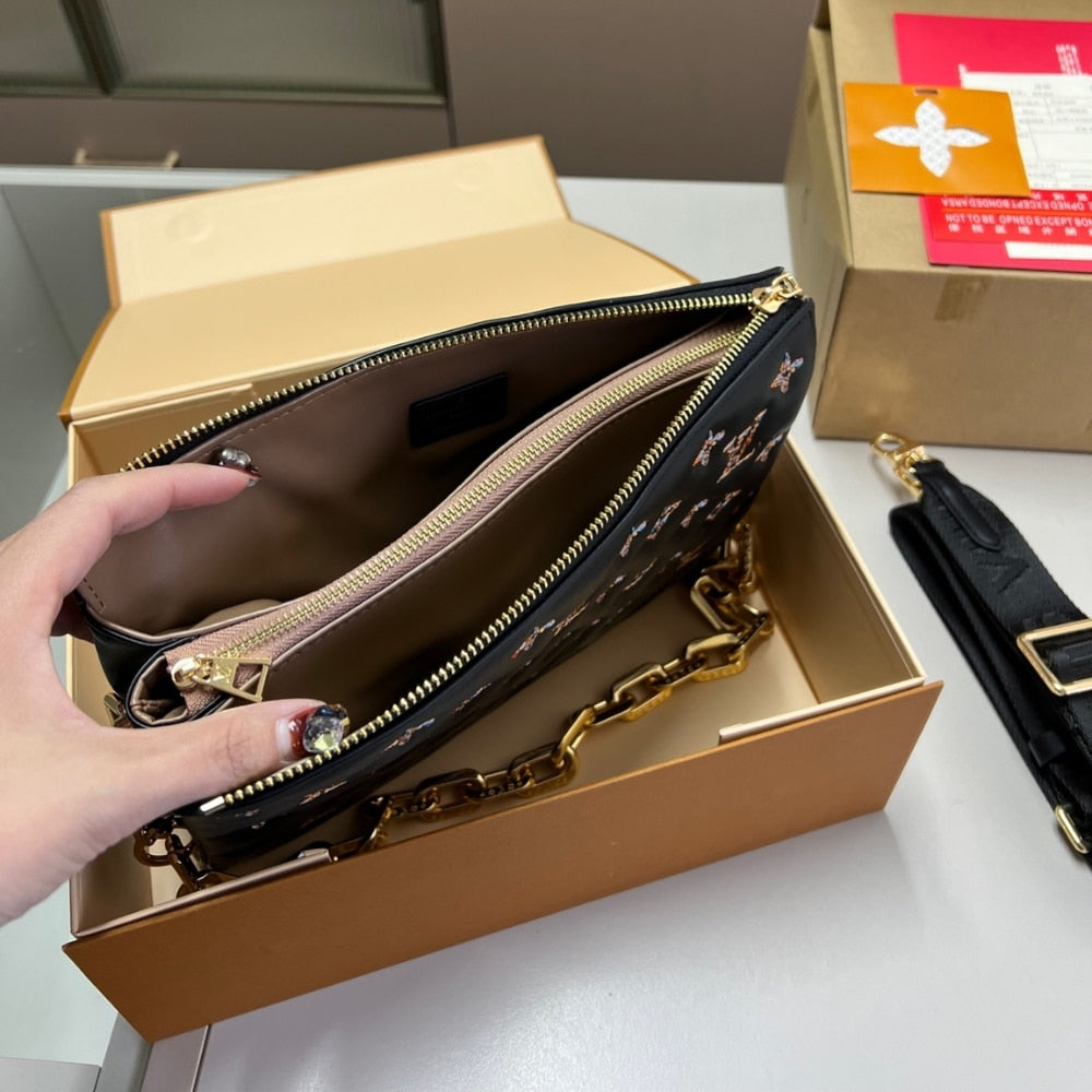 LV COUSSIN PM BLACK GOLD 26CM M12448