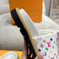 LV X TAKASHI MURAKAMI POOL PILLOW FLAT COMFORT MULE BLANC 1AGVQW