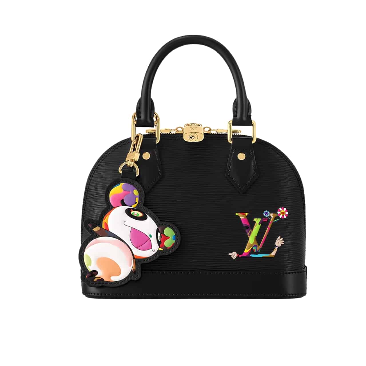 LV X MURAKAMI ALMA BB BLACK 23CM M13670