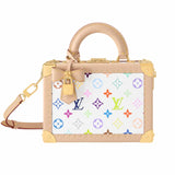 LV X MURAKAMI PETITE VALISE MONOGRAM CANVAS WHITE 22CM M13125