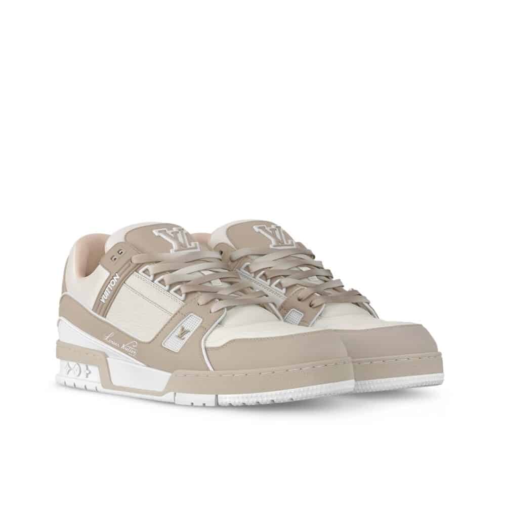 LV TRAINER SNEAKER BEIGE 1ADHDI