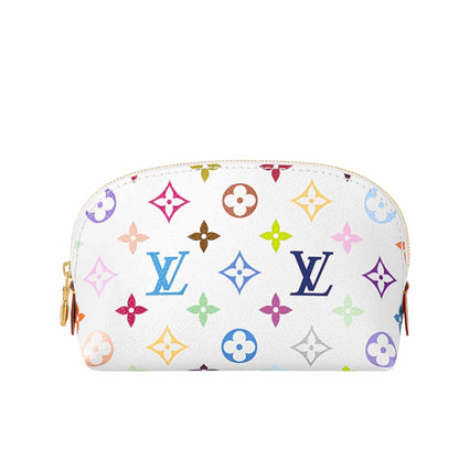 LV X MURAKAMI COSMETIC POUCH PM MONOGRAM WHITE 19CM M13744