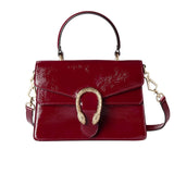 GG DIONYSUS SMALL TOP HANDLE BAG ROSSO ANCORA RED 24CM 799599 0AAA8 6207
