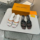LV X TAKASHI MURAKAMI 6AM MULE WHITE 1AGWUA