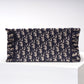 DIR1286 Book Tote CHRISTIAN mini 26.5cm Oblique blue-3 Embroidery Handbag