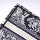 DIR1286 Book Tote tiger small MINI navy blue