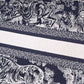 DIR1286 Book Tote tiger small MINI navy blue