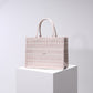 DIR1286 Book Tote pink small size 36.5CM 41.5CM