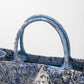 DIR1286 Book Tote blue big size MINI 36.5CM 41.5CM blue