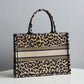 DIR1286 Book Tote BIG size 41.5cm 36.5cm Embroidery LOGO red Handbag Mizza-3
