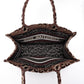 DIR1286 Book Tote BIG size 41.5cm 36.5cm Embroidery LOGO red Handbag Beige Mizza