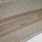 DIR1286 Book Tote BIG size 41.5cm 36.5cm Embroidery LOGO red Handbag Pearl White-1