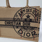 DIR1286 Book Tote BIG size 41.5cm 36.5cm Embroidery LOGO red Handbag grey-3