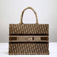 DIR1286 Book Tote BIG size 41.5cm 36.5cm Embroidery LOGO red Handbag yellow