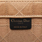 DIR1286 Book Tote BIG size 41.5cm 36.5cm Embroidery LOGO red Handbag grey-4