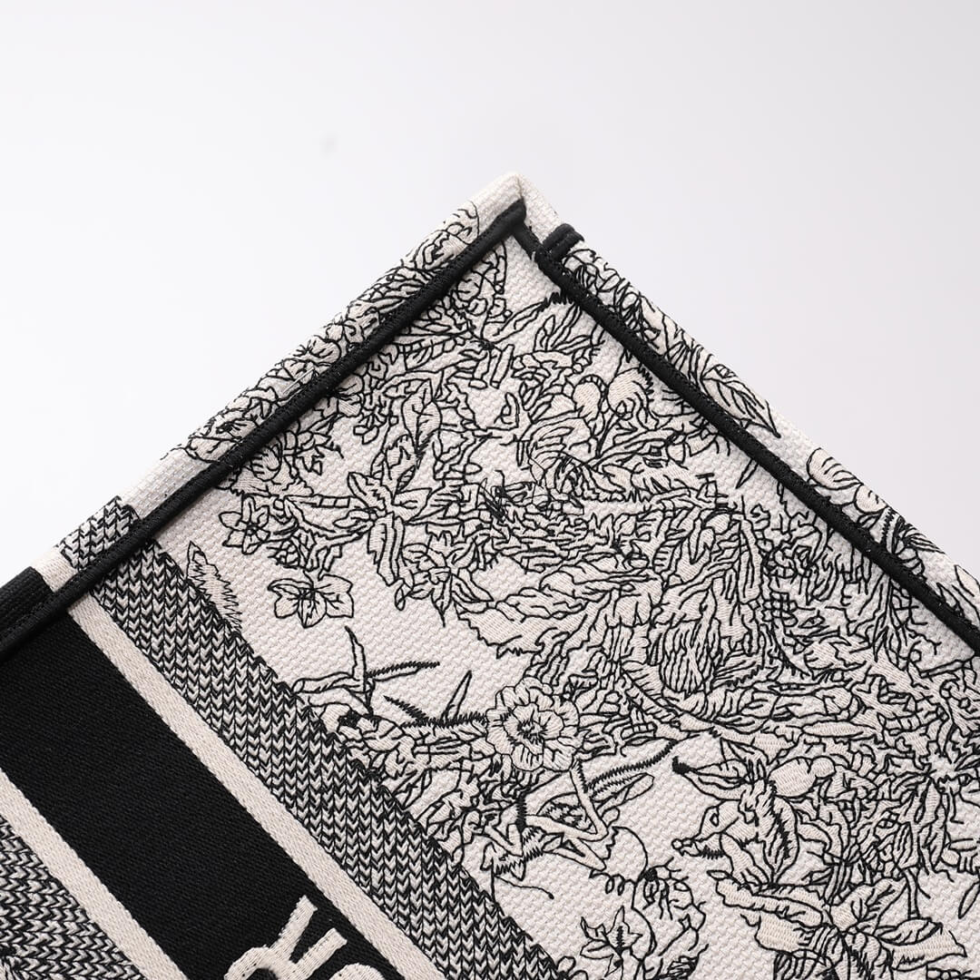 DIR1286 Book Tote tote bag grey Embroidery LOGO
