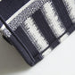 DIR1286 Book bag Tote Embroidery 36.5cm 41.5cm Handbag black and white