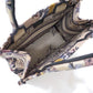 DIR1286 Book bag Tote Embroidery 36.5cm 41.5cm Handbag brown printing