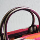 DIR1286 Book bag Tote Embroidery 36.5cm 41.5cm Handbag red-3
