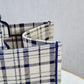 DIR1286 Book bag Tote Embroidery black and white 36.5cm 41.5cm Handbag