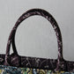 DIR1286 Book bag Tote Embroidery blue white 36.5cm 41.5cm Handbag