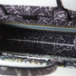 DIR1286 Book bag Tote Embroidery blue white 36.5cm 41.5cm Handbag
