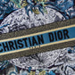 DIR1286 Book bag Tote Embroidery blue white 36.5cm 41.5cm Handbag