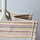 DIR1286 Book bag Tote Embroidery pink white 36.5cm 41.5cm Handbag