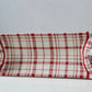 DIR1286 Book bag Tote Embroidery red white 36.5cm 41.5cm Handbag