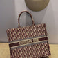 DIR1286 Book bag Tote Embroidery 36.5cm 41.5cm Handbag purple red
