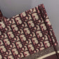 DIR1286 Book bag Tote Embroidery 36.5cm 41.5cm Handbag purple red