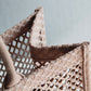 DIR1286 Book Tote big size 36.5cm 41.5cm Oblique Embroidery nude