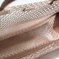 DIR1286 Book Tote big size 36.5cm 41.5cm Oblique Embroidery nude