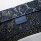 DIR1286 Book Tote big size 36.5cm 41.5cm Oblique Embroidery blue