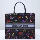 DIR1286 Medium Book Tote Constellation black red