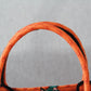 DIR1286 Book Tote small size 36.5cm 41.5cm Embroidery orange