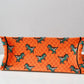 DIR1286 Book Tote small size 36.5cm 41.5cm Embroidery orange