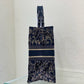 DIR1286 Book Tote bird navy blue