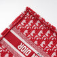 DIR1286 Book Tote BIG 26.5cm Embroidery LOGO red Handbag red-5