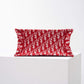 DIR1286 Book Tote BIG 26.5cm Embroidery LOGO red Handbag red-5