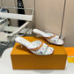 LV X TAKASHI MURAKAMI 6AM MULE WHITE 1AGWUA