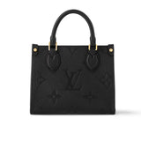 LV ONTHEGO BB MONOGRAM EMPREINTE BLACK 18CM M46993