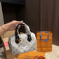 LV SPEEDY BANDOULIÈRE 20 MONOGRAM DUNE COATED CANVAS 20CM M46906