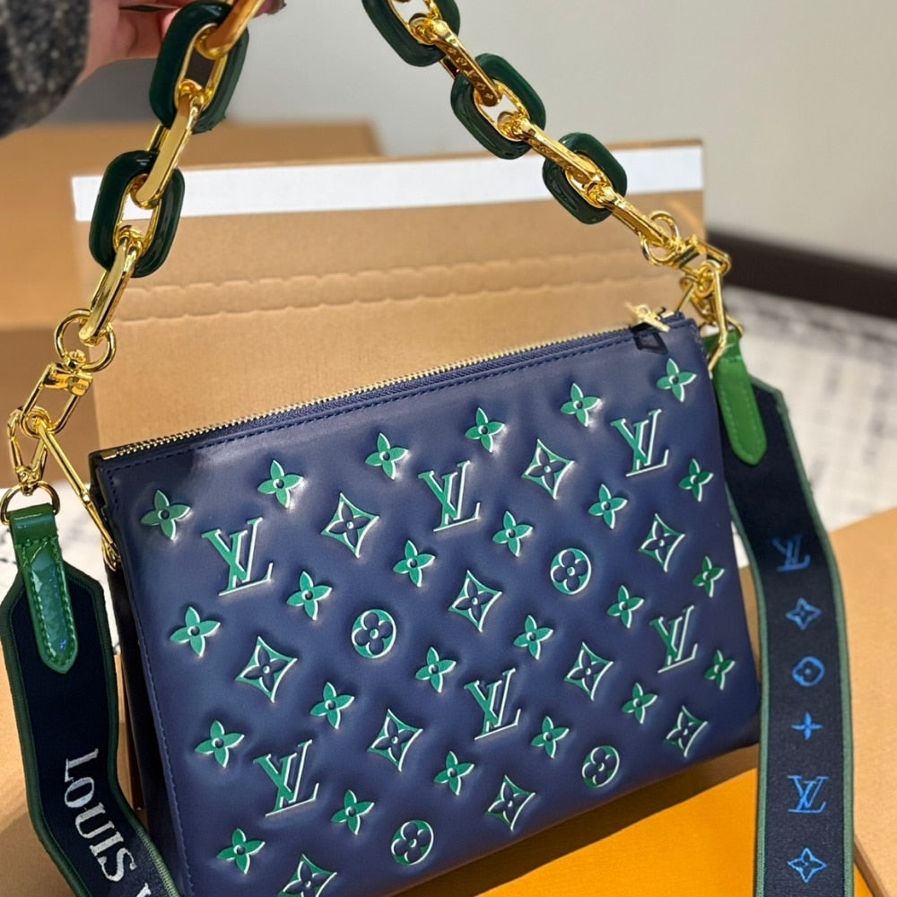 LV COUSSIN PM DARK NAVY 26CM M23505
