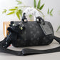 LV KEEPALL BANDOULIÈRE 25 MONOGRAM ECLIPSE BLACK 24CM M46271